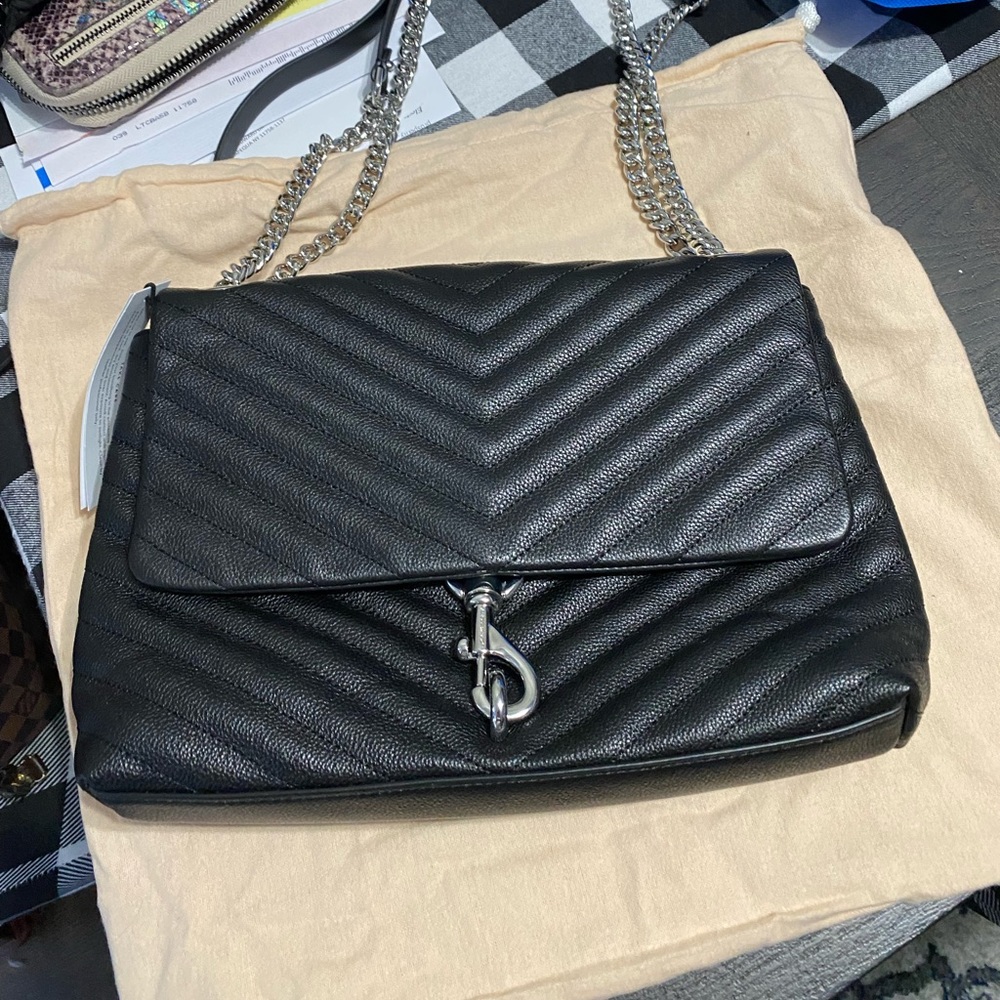 Rebecca Minkoff Edie Flap Leather Shoulder Bag